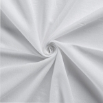 White Flannel Fabric 